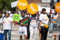 violence protsts in downtown Chicago